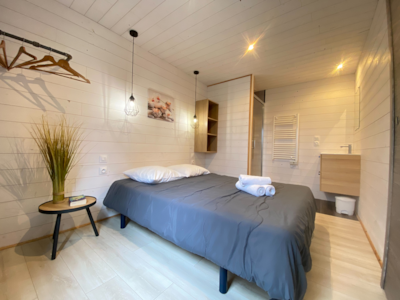 Chalet PREMIUM 50m² (3 bedrooms) + terrace + TV + Air conditioning