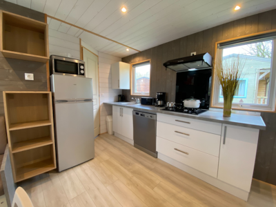 Chalet PREMIUM 50m² (3 bedrooms) + terrace + TV + Air conditioning
