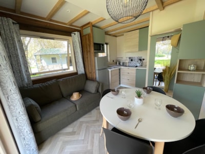 Chalet PREMIUM  39m² (2 bedrooms) + terrace + Senseo + TV