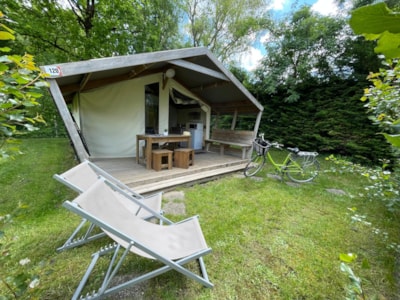 Ecolodge CONFORT 30m² (2 bedrooms) + sheltered terrace 8m² - No Bathroom