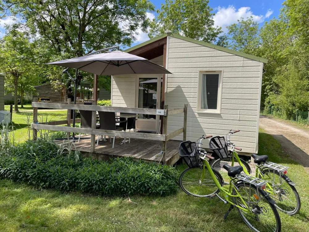 Mietunterkunft - Hütte Confort 29 M² (2 Zimmer) + Terrasse 11M² + Tv - Camping La Venise Verte