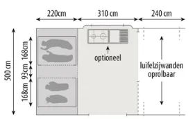 Tente Glamping 6 Personnes - Tente Toute Équipée