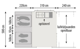 6-Person Glamping Tent - Fully Equipped Tent