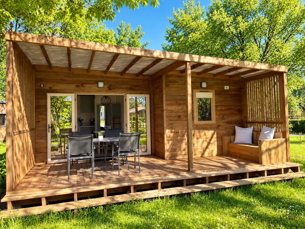 Location - Chalet Prestige 39M² (2 Chambres) Dont Terrasse Couverte + Senseo + Tv - Camping La Venise Verte