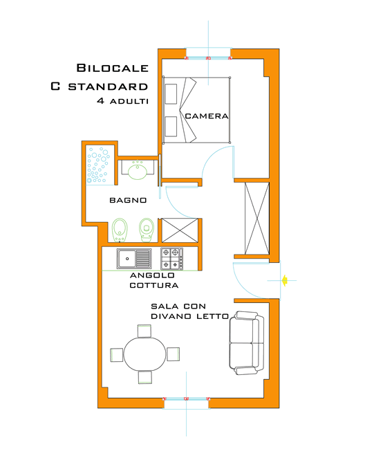 Apartment C Standard — 2