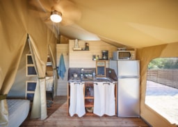 Huuraccommodatie(s) - Super Lodge - 2 Bedrooms - 32M² - Homair-Marvilla - Camping Green Park