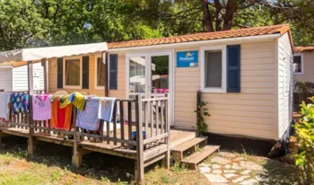 Mietunterkunft - Mobilheim Comfort Xl - 33M² - 3 Schlafzimmer  - Erhöhte Terrasse - Klimaanlage - Camping Marvilla Parks - Green Park