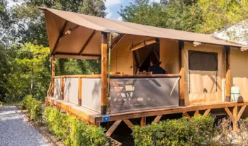 Mietunterkunft - Super Lodge - 2 Schlafzimmer - 32M² - Terrasse - Camping Marvilla Parks - Green Park