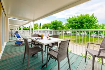 Mietunterkunft - Mobilheim Prestige - Camping Le Palme