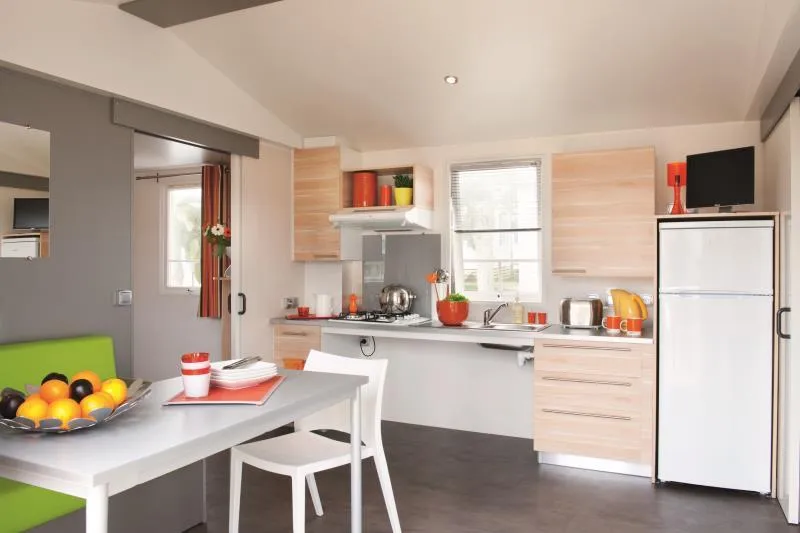 Mobil-Home Pmr Confort 27,5M² (2 Chambres) Adapté Aux Personnes À Mobilité Réduite + Tv