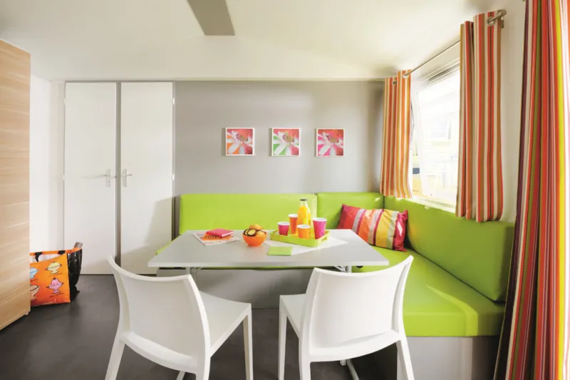 Mobil-Home Confort 27,5M² (2 Chambres) + Tv + Terrasse Semi-Couverte