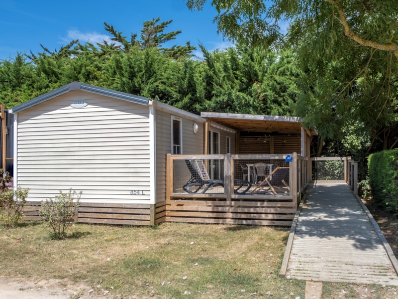 Mobil-Home COMFORT 27,5m² (2 bedrooms) adapted for people with reduced mobility + TV + CLIM