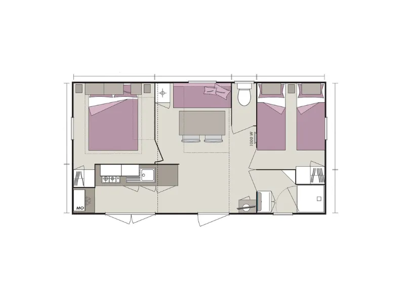 Homeflower Premium Plus 29M² (2 Chambres) + Lits Faits À L'arrivée Et Ménage