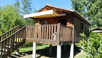 Mietunterkunft - Hütte Auf Pfählen Standard 30M² (3 Zimmer) + Terrasse - Flower Camping La Dordogne Verte