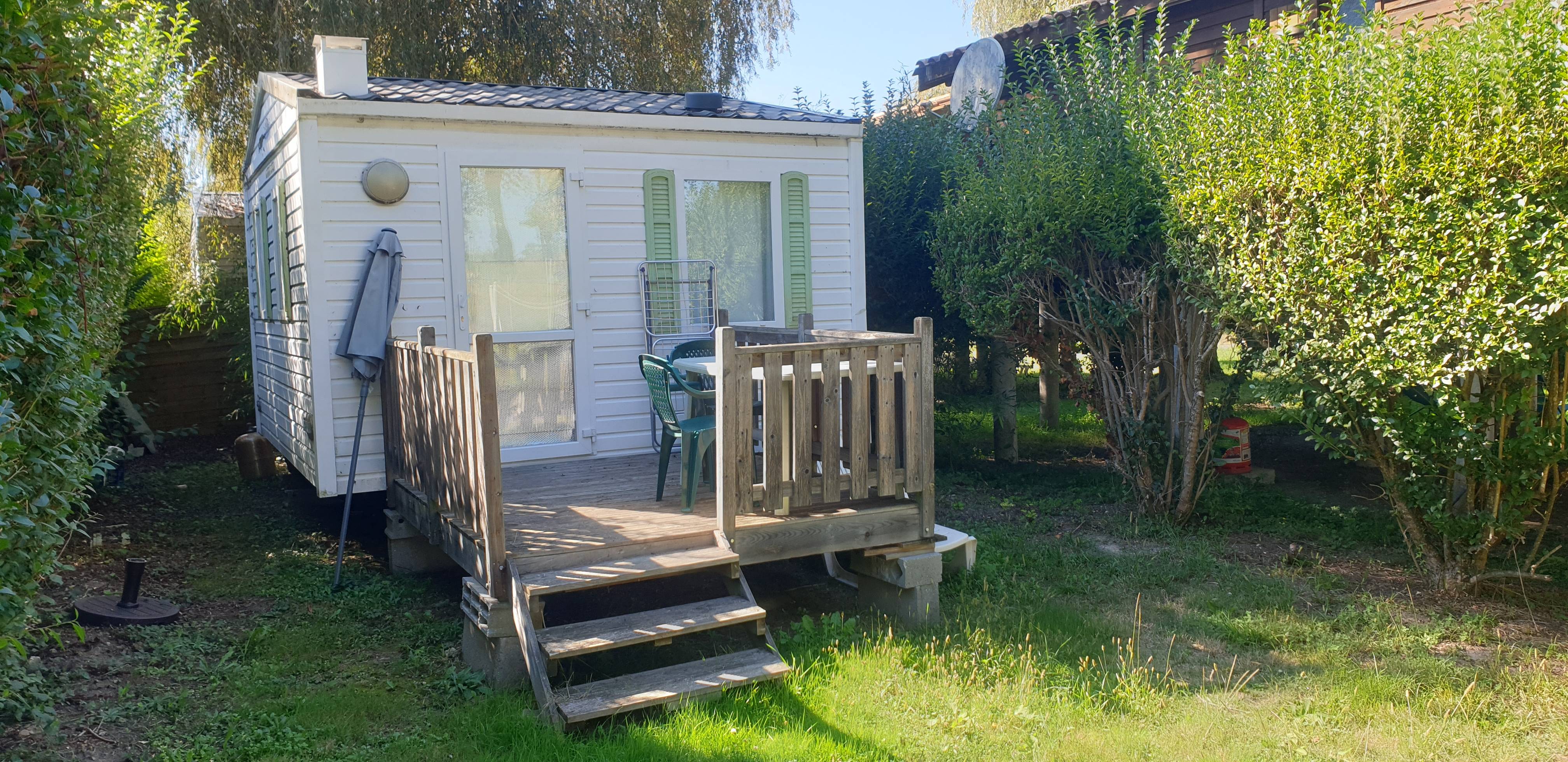 Accommodation - Mobile-Home Standard 16M² (1 Bedroom) + Terrace - Flower Camping La Dordogne Verte