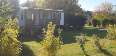 Mobile-home Standard 32m² (3 bedrooms) + TV + air-conditioning + terrace