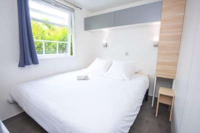 Mobile-home Premium 32m² (2 bedrooms) + TV + air-conditioning + terrace