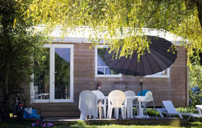 Mobil-Home Premium 32M² (2 Chambres) + Tv + Clim + Terrasse