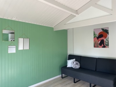 Chalet on piles Confort 30m² (2 bedrooms) + TV + air-conditioning