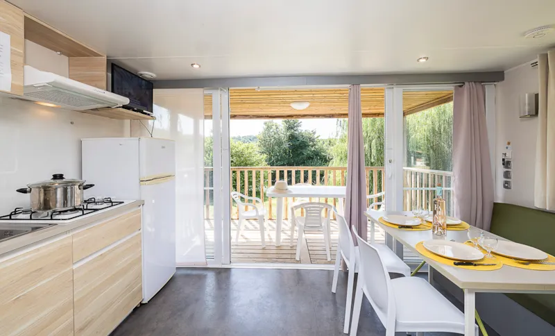 Mobil-Home Bellevue Premium 24M² (2 Chambres) + Tv + Clim + Terrasse