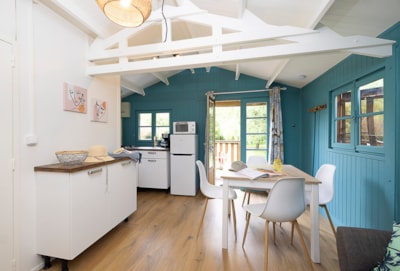 Chalet on piles Confort 24m² (2 bedrooms) + terrace - riverside