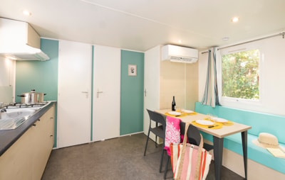 Mobile-home Tribu Premium 48m² (4 bedrooms) - 2 bathrooms + TV + air-conditioning + terrace