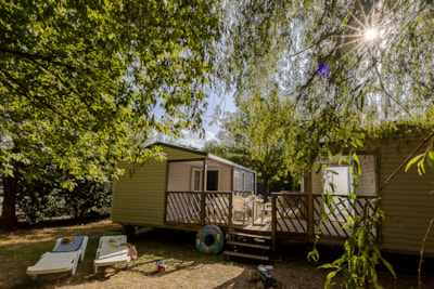 Mobile-home Tribu Premium 48m² (4 bedrooms) - 2 bathrooms + TV + air-conditioning + terrace
