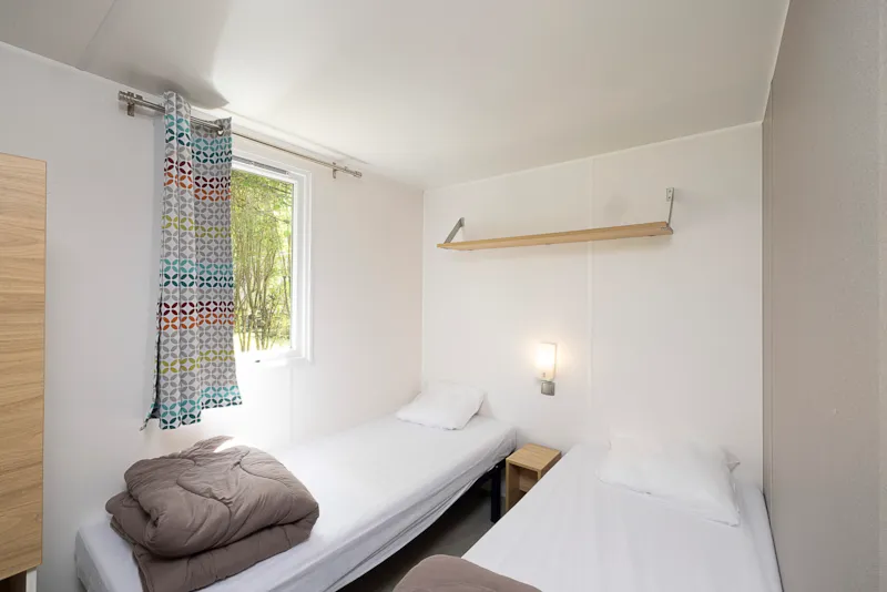 Mobil-Home Premium 27M² (2 Chambres) + Tv + Clim + Terrasse
