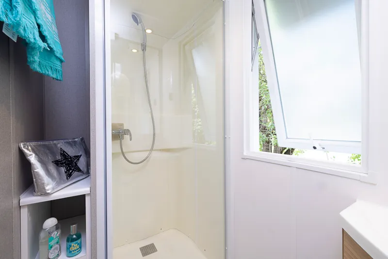 Mobil-Home Premium 27M² (2 Chambres) + Tv + Clim + Terrasse