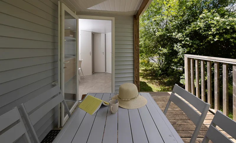 Mobil-Home Premium 27M² (2 Chambres) + Tv + Clim + Terrasse