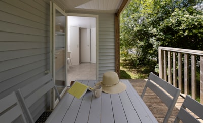 Mobile-home Premium 27m² (2 bedrooms) + TV + air-conditioning + terrace