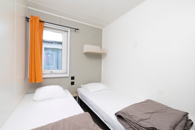 NEW// Mobile-home Premium 32m² (3 bedrooms) + TV + air-conditioning + terrace