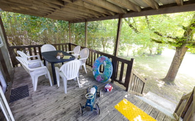 NEW// Mobile-home Premium 32m² (3 bedrooms) + TV + air-conditioning + terrace