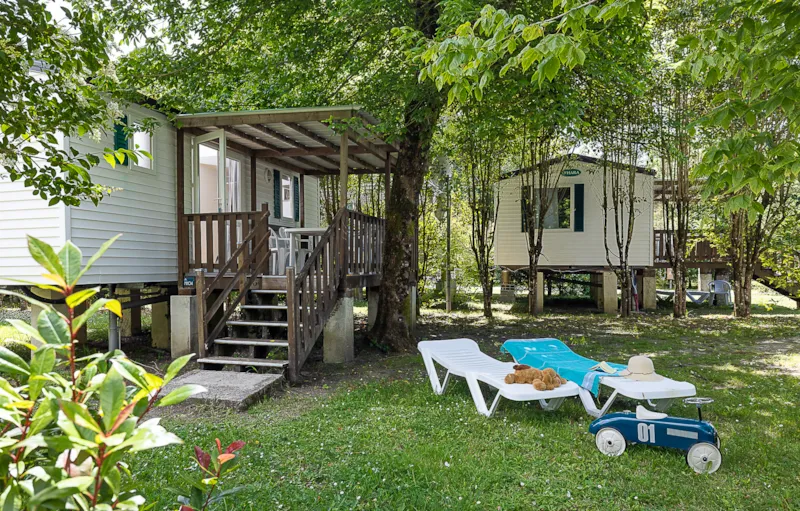 Mobil-Home Standard 24M² (2 Chambres) + Tv + Clim + Terrasse