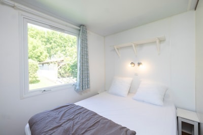 Mobile-home Standard 32m² (3 bedrooms) + TV + air-conditioning + terrace