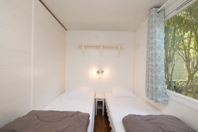 Mobile-home Standard 32m² (3 bedrooms) + TV + air-conditioning + terrace