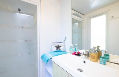 Mobile-home Standard 32m² (3 bedrooms) + TV + air-conditioning + terrace