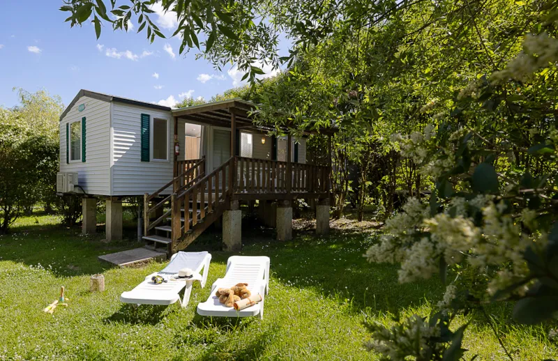 Mobil-Home Standard 32M² (3 Chambres) + Tv + Clim + Terrasse