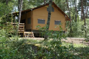 Locatif - Lodge SAFARI nr. 81, 82, 88-1 - - Camping L'Hirondelle France *****