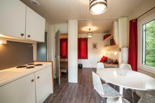 Location - Chalet Neva N° 80 - - image n°2 - Camping L'Hirondelle France *****