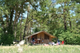Mietunterkunft - Cotton Lodge Nr 69, 71, 72, 75, 108 - - Camping L'Hirondelle