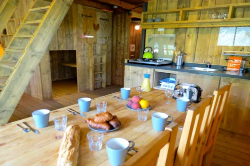 Accommodation - Lodge Woody Nr 6, 7, 11, 63, 64, 65 - - image n°4 - Camping L'Hirondelle France *****