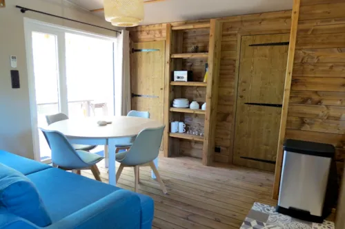 Accommodation - Naturalis Cottage Nr 9, 12, 13, 14, 15, 26, 27, 29, 30-33, 35, 36, 41, 42, 43, 44, 49, 50, 88 2 - image n°5 - Camping L'Hirondelle France *****