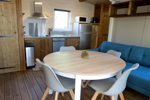 Accommodation - Naturalis Cottage Nr 9, 12, 13, 14, 15, 26, 27, 29, 30-33, 35, 36, 41, 42, 43, 44, 49, 50, 88 2 - image n°4 - Camping L'Hirondelle France *****