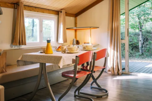 Location - Chalet Jade N° 37, 38, 39, 40 - - image n°3 - Camping L'Hirondelle France *****
