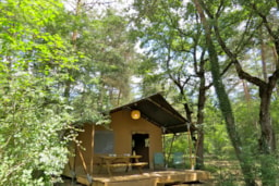 Mietunterkunft - Lodge Forest N° 24, 28, 57, 60, 62, 126 - - Camping L'Hirondelle