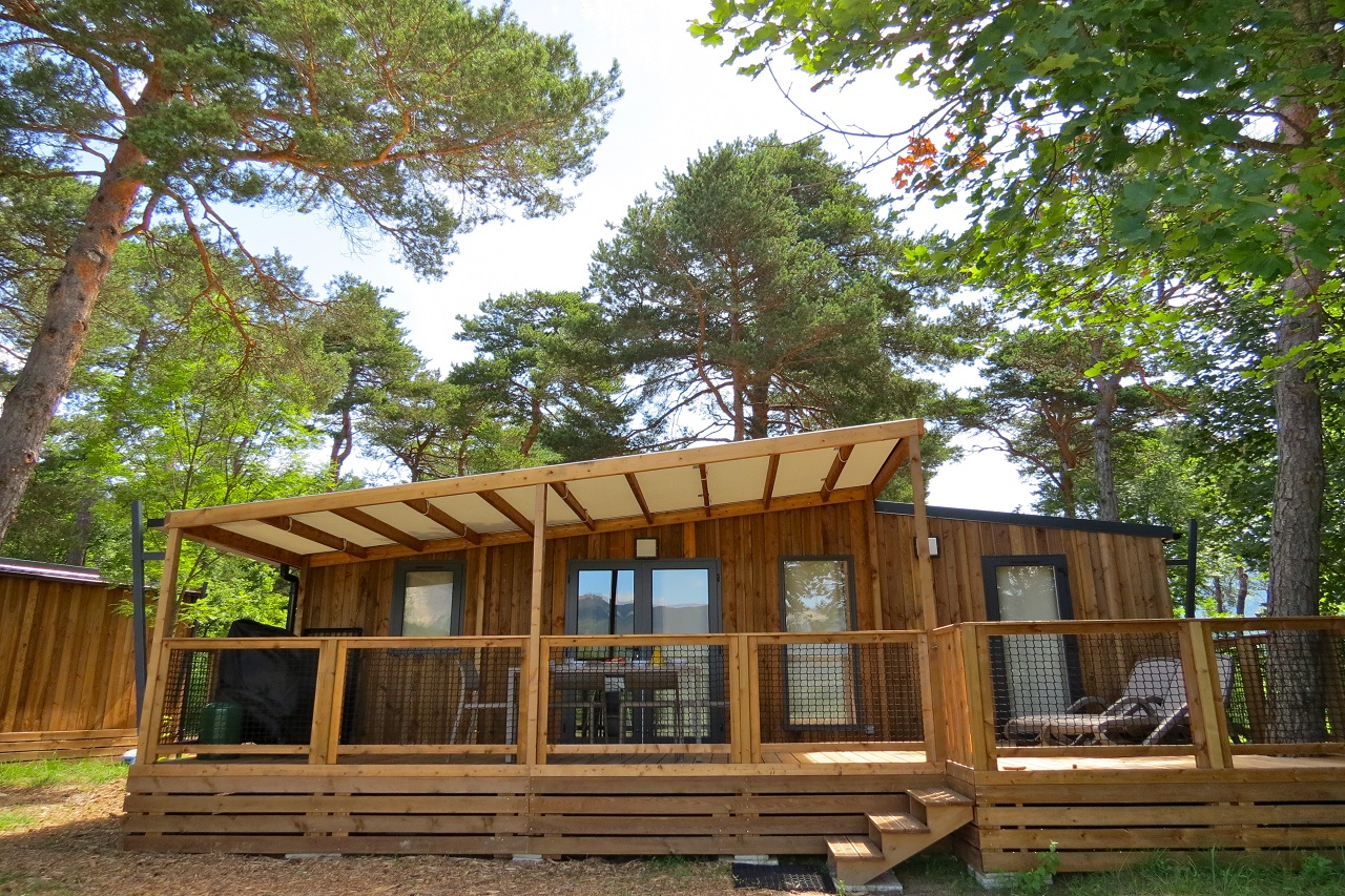 Location - Cottage Naturalis Premium (Vue Rivière) N° 163 Ou 164 - - Camping L'Hirondelle