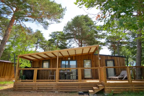 Location - Cottage Naturalis Premium (Vue Rivière) N° 163 Ou 164 - - image n°1 - Camping L'Hirondelle France *****
