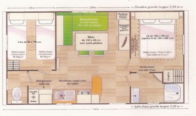 Mobile Home IRM Super Mercure 29m²  terrace/2 bedrooms
