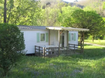 Mietunterkunft - Mobilheim Irm Super Mercure 29M²  Terrasse/2 Zimmer - Camping Le Ventadour